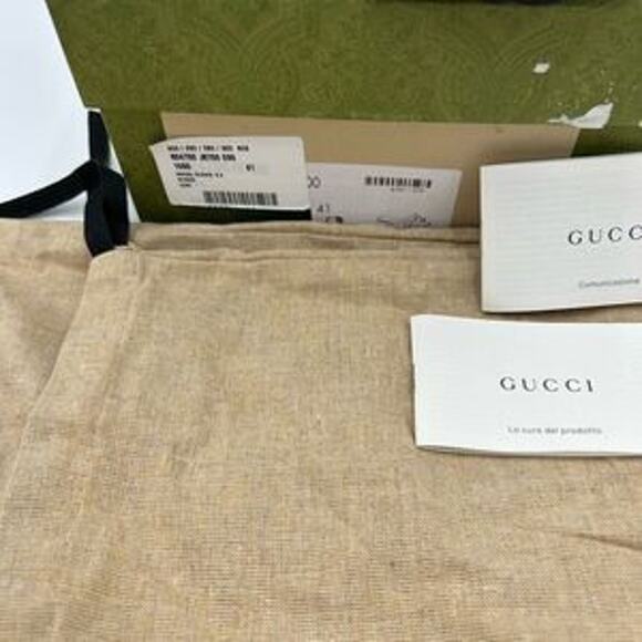 Women’s Gucci, rubber block, low heel slides, size 41 made in Italy - Picture 5 of 13